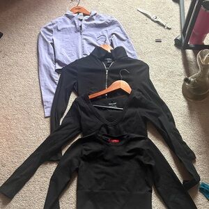 Guess Purple Zip-Up Top BUNDLE OF GARAGE AND GUESS